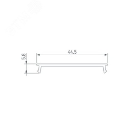 Розетка BLANCA BLNRA045006 RJ45 антрацит, наружная