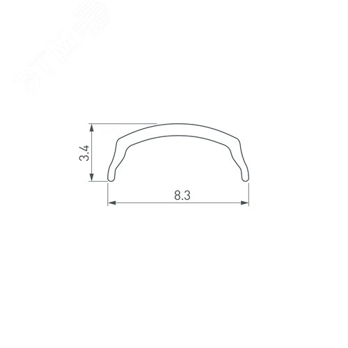 Пульт ARLIGHT 025030 SMART-R43-DIM 4 зоны