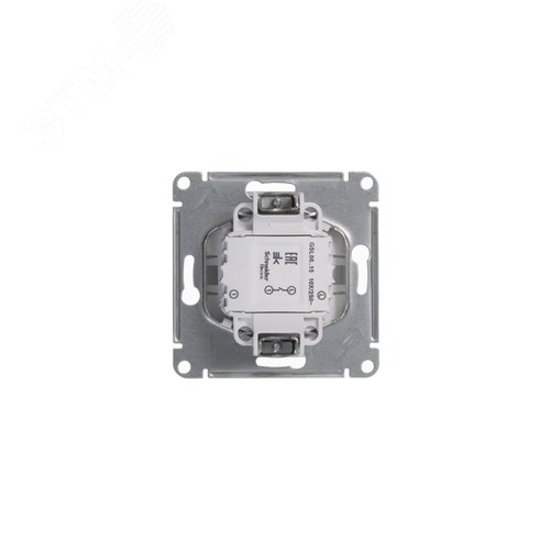 Выключатель GLOSSA GSL000115 1кл, с самовозвратом белый