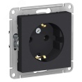 Розетка AtlasDesign ATN001043 с/з карбон, механизм