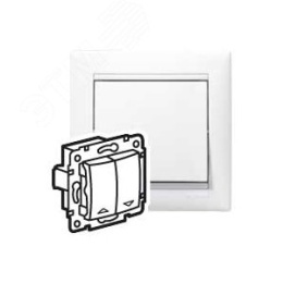 Legrand Valena 774414 выключатель кнопочн. управл.жалюзи белый
