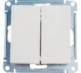 Переключатель AtlasDesign ATN000265 2кл, бежевый, механизм