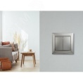 Legrand Valena 770105 Выключатель 2кл. алюм. 