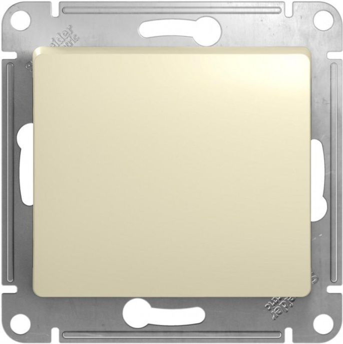 Переключатель GLOSSA GSL000261 1кл, бежевый