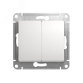 Переключатель GLOSSA GSL000165 2кл. в рамку белый