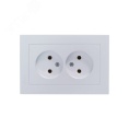 Розетка AtlasDesign ATN000420 2я б/з механизм, жемчуг