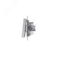 Выключатель AtlasDesign ATN000313 1кл с подв., алюминий, механизм