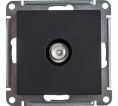 Розетка AtlasDesign ATN001093 TV карбон, механизм