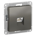Розетка AtlasDesign ATN000983 RJ45 сталь