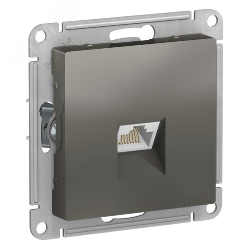 Розетка AtlasDesign ATN000983 RJ45 сталь