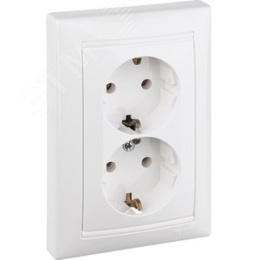 Legrand Valena 774400 Розетка 2к+3 двойная нем.ст. белый 