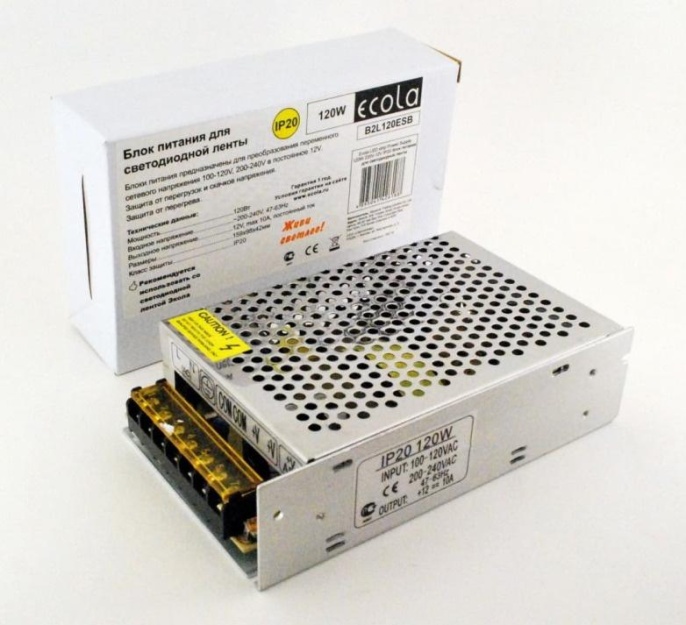Драйвер ECOLA 120W 12V ip20