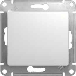 Выключатель GLOSSA GSL000115 1кл, с самовозвратом белый