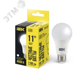 Лампа IEK LED11 A60 11W 4000K E27