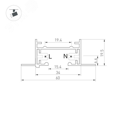 Пульт ARLIGHT 023475 SMART-R24-DIM 4 зоны