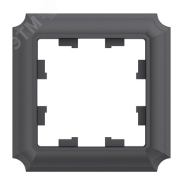 Рамка AtlasDesign ATN101401 1-ая ANTIQUE базальт