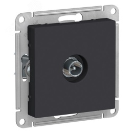 Розетка AtlasDesign ATN001091 TV карбон, механизм