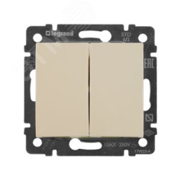 Legrand Valena 774308 переключатель 2кл на 2направл.мех. сл.кость 