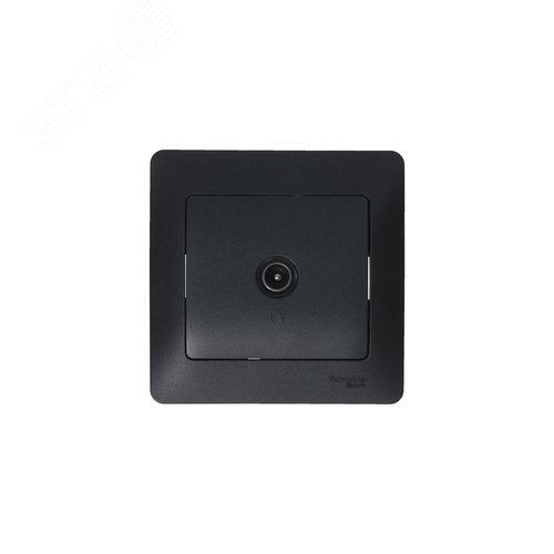 Розетка GLOSSA GSL000791 TV антрацит