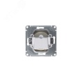 Розетка AtlasDesign ATN000341 1ная б/з алюминий