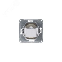 Розетка AtlasDesign ATN000341 1ная б/з алюминий