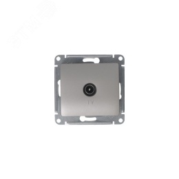 Розетка GLOSSA GSL001291 TV платина