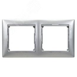 Legrand Valena 770152 Рамка 2П гор.Алюм. 