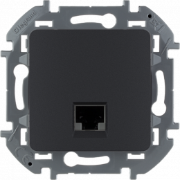 Розетка INSPIRIA 673833 RJ 45 кат 6 UTP антрацит