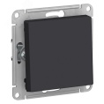 Выключатель AtlasDesign ATN001011 1кл, карбон, механизм