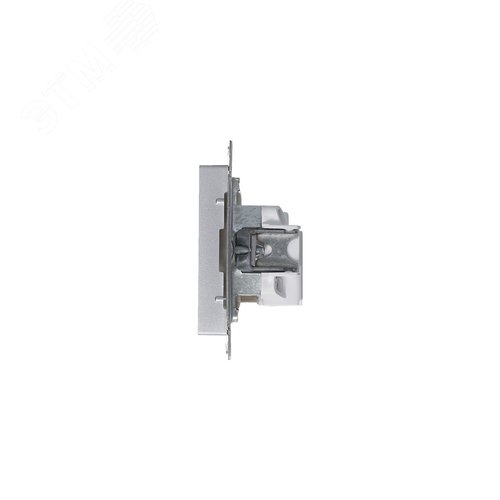 Розетка AtlasDesign ATN000341 1ная б/з алюминий