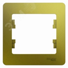 Рамка GLOSSA GSL001001 1пост фисташка
