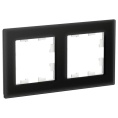 Рамка AtlasDesign ATN321002 2-ая Стекло черный
