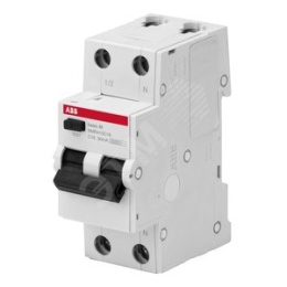 Автоматический диф.тока ABB 2п 20А 30мА Basic M АВДТ