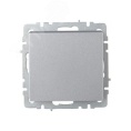 Выключатель IEK BRITE 1кл алюминий