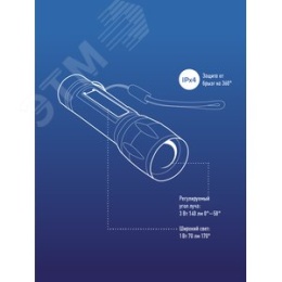 Фонарь КОСМОС KocАС1011lith 3W+COB 1W