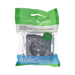 Розетка AtlasDesign ATN000745 со шт. c/з механизм, грифель