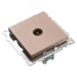 Розетка TV STEKKER GLS00-7108-02 шампань, (механизм) серия КАТРИН