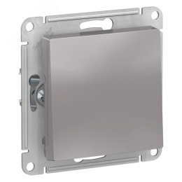 Выключатель AtlasDesign ATN000311 1кл, алюминий, механизм