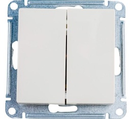 Переключатель AtlasDesign ATN000265 2кл, бежевый, механизм
