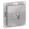 Розетка AtlasDesign ATN000383 RJ45, алюминий, механизм