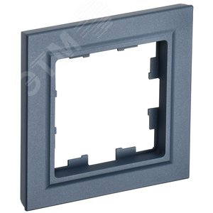 Рамка IEK BRITE 1пост маренго