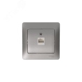 Розетка GLOSSA GSL001281К RJ45