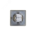 Розетка GLOSSA GSL000248 c/з с крышкой бежевый