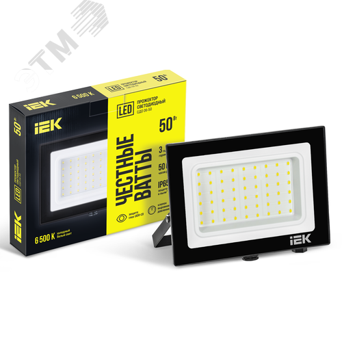 Прожектор IEK СДО06-50 50W 6500k 