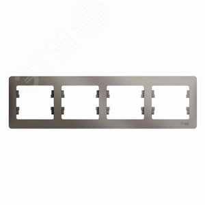 Рамка GLOSSA GSL001204 4поста платина