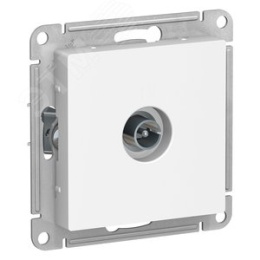 Розетка AtlasDesign ATN000193 TV, белый, механизм