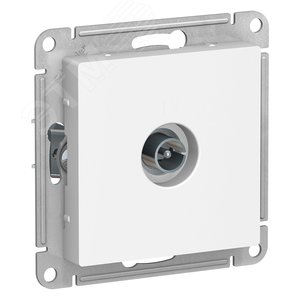 Розетка AtlasDesign ATN000193 TV, белый, механизм