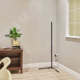 Торшер UNIEL ULM-T630  10W/RGB  ЧЕРНЫЙ