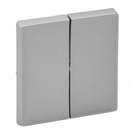 Legrand Valena-L 755022 клав. выкл 2кл Алюминий
