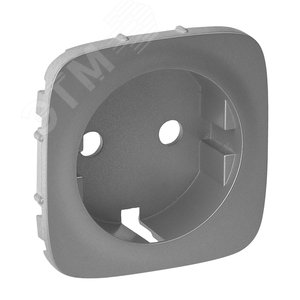 Legrand Valena-A 755207 накл. розетки алюминий